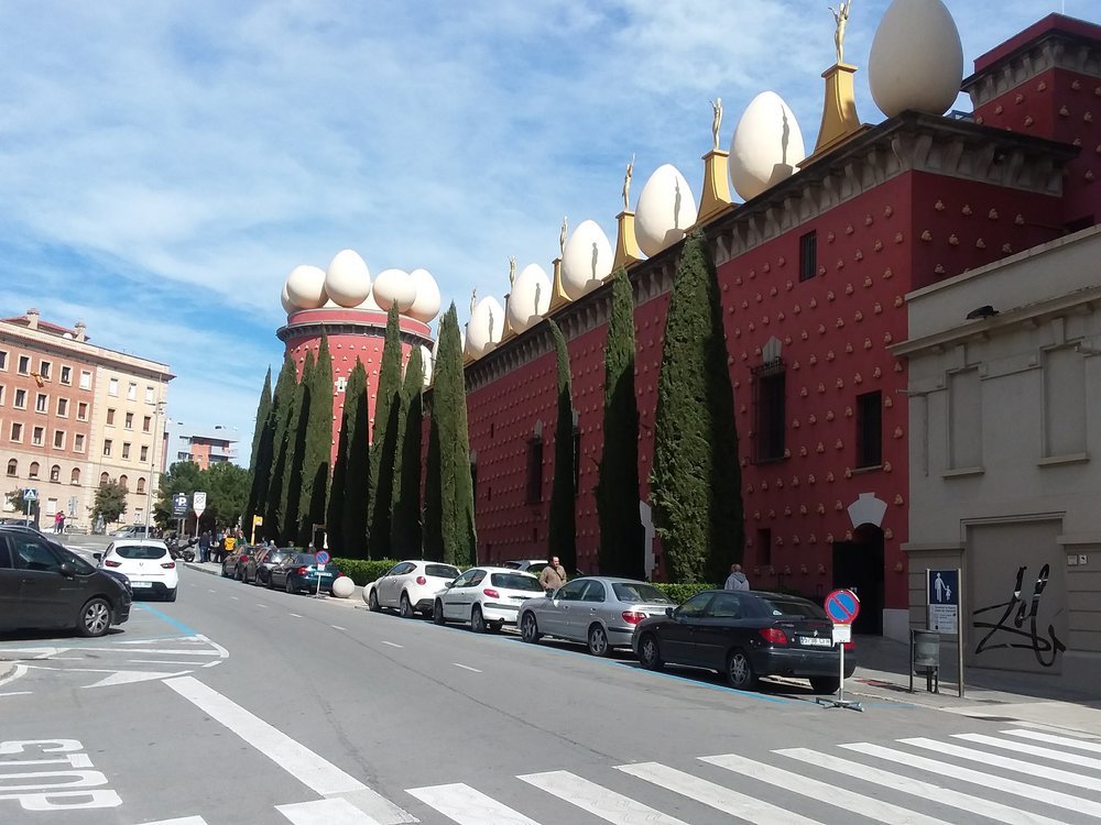 Dali Theatre and Museum Figueres Salvador Dalí  in Costa Brava Spain