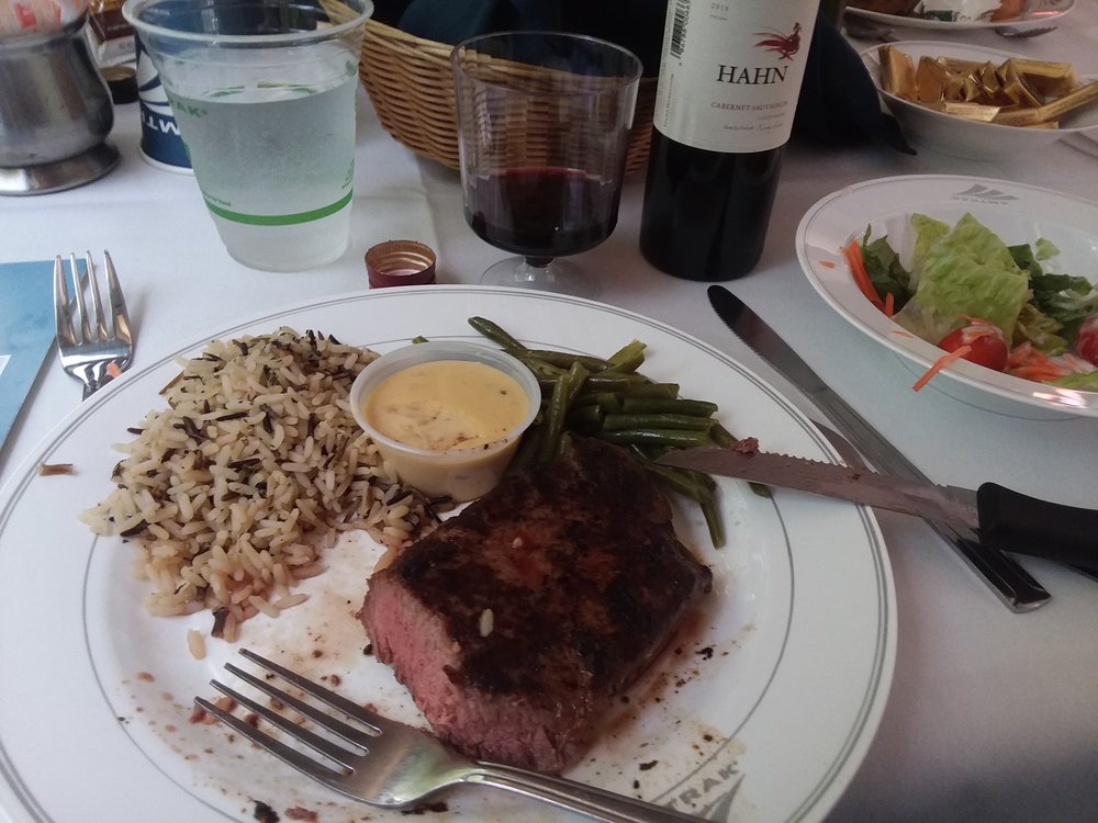 Dinner aboard the California Zephyr