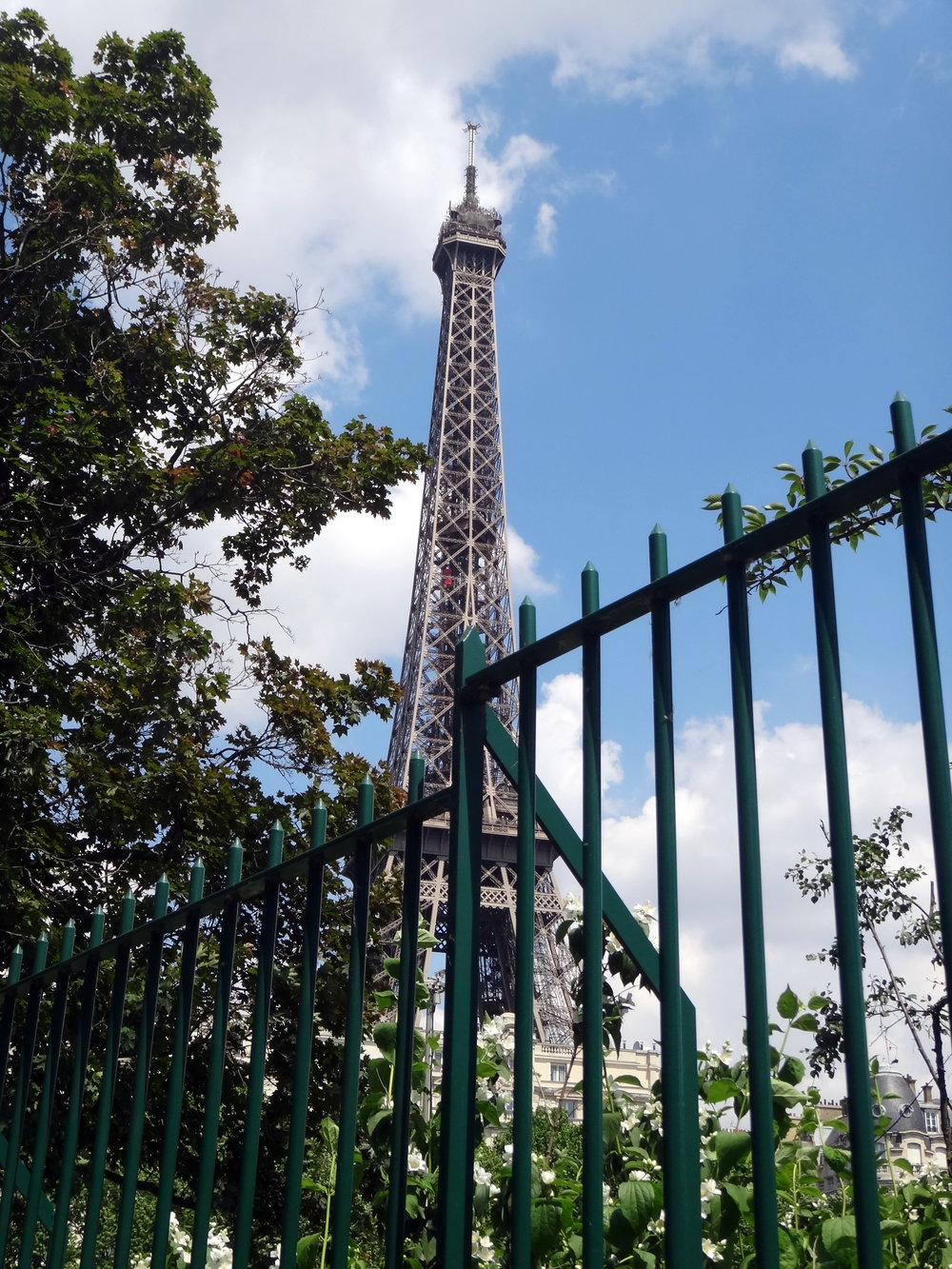 photo credit: Carolyn Marquardt  / Eiffel Tower through the gates