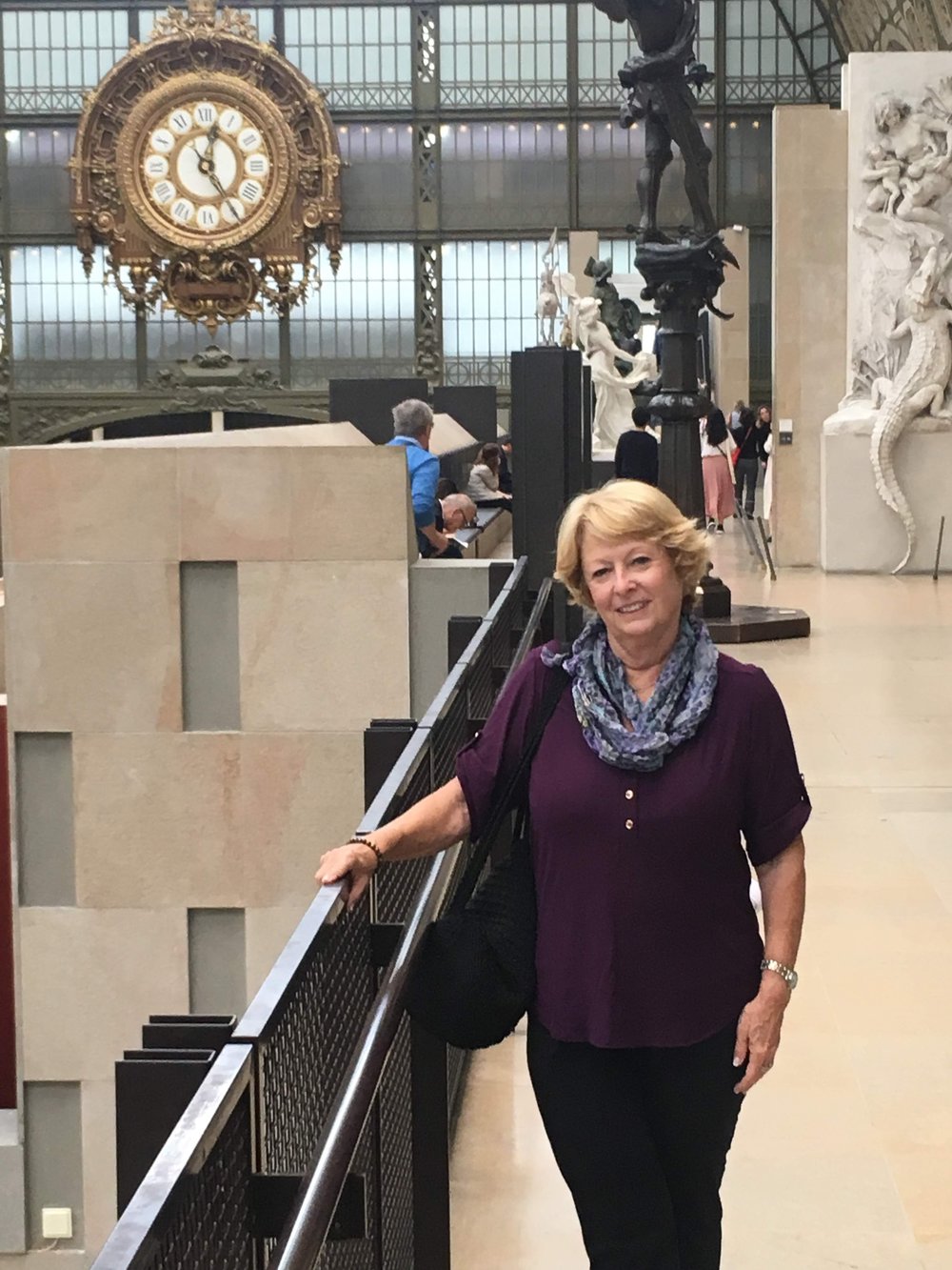 At the Musee d'Orsay, Paris. I think the clock was telling us this was Our Time