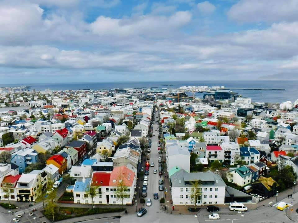 Reykjavik Iceland in June