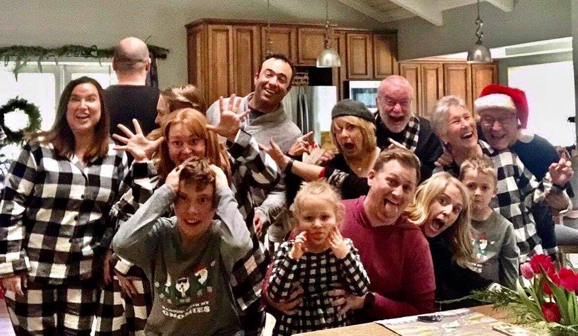 the tight-knit Madigan family photo