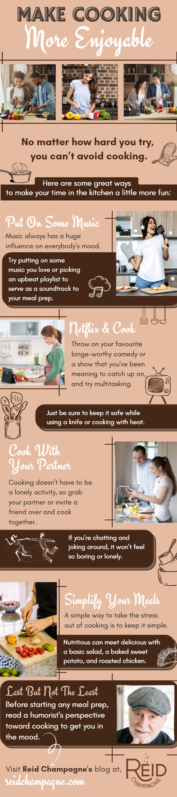 make cooking more enjoyable