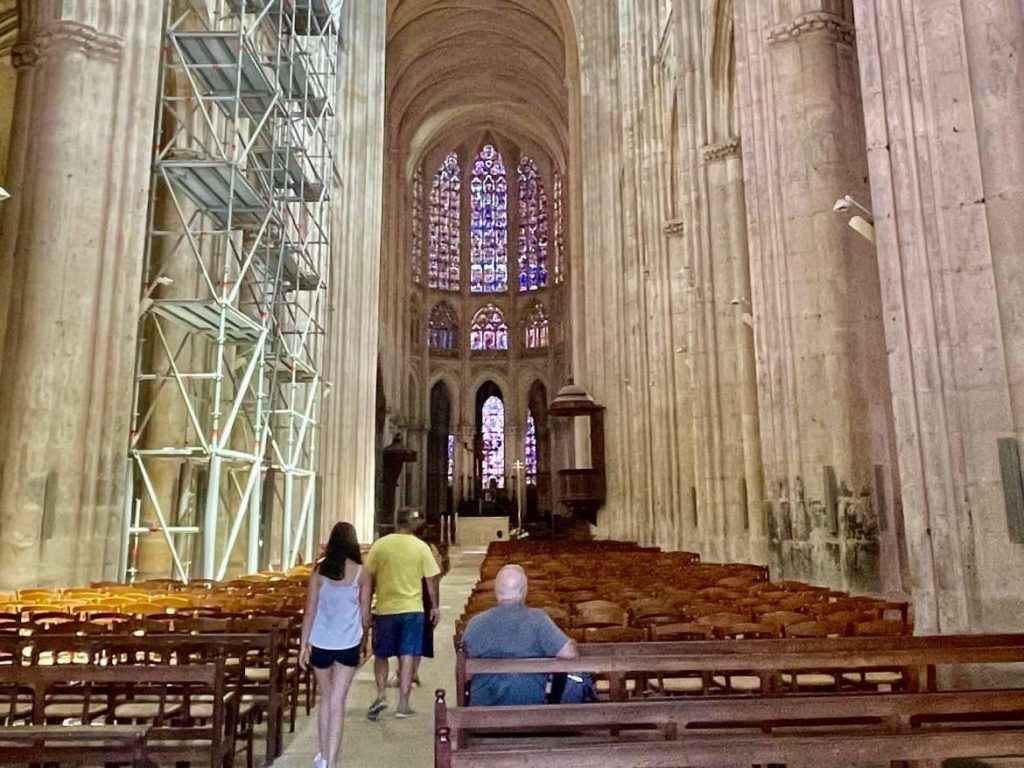 inside cathedral